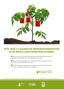 Campaña de concienciación del reciclaje de residuos agrarios de Sigfito