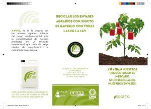 La imagen de la nueva campaña de Sigfito ayuda al reciclaje de envases agrarios